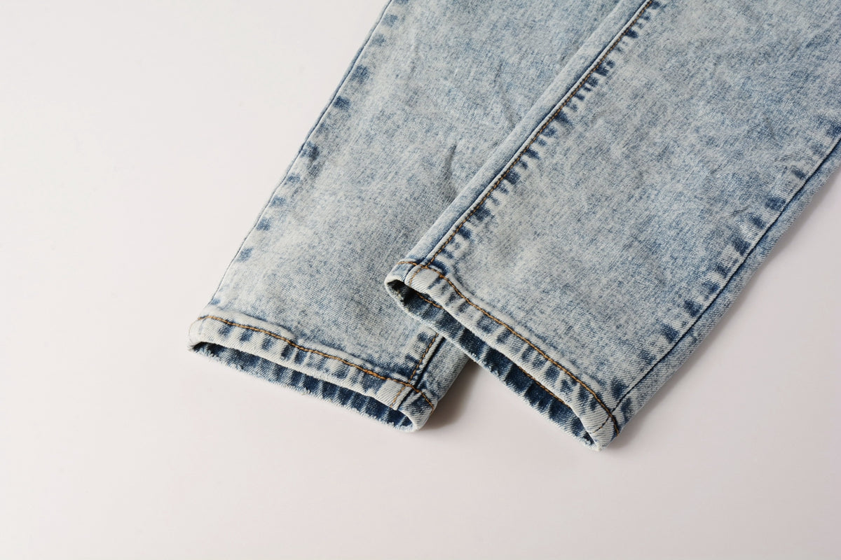 Men's Purple Jeans 9053