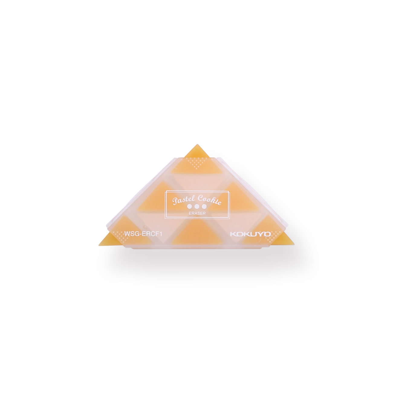 Kokuyo WSG-ERF2 Corner Triangle Eraser - Yellow - Stationery Pal