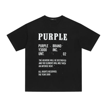 New Purple Short-Sleeve T-Shirt