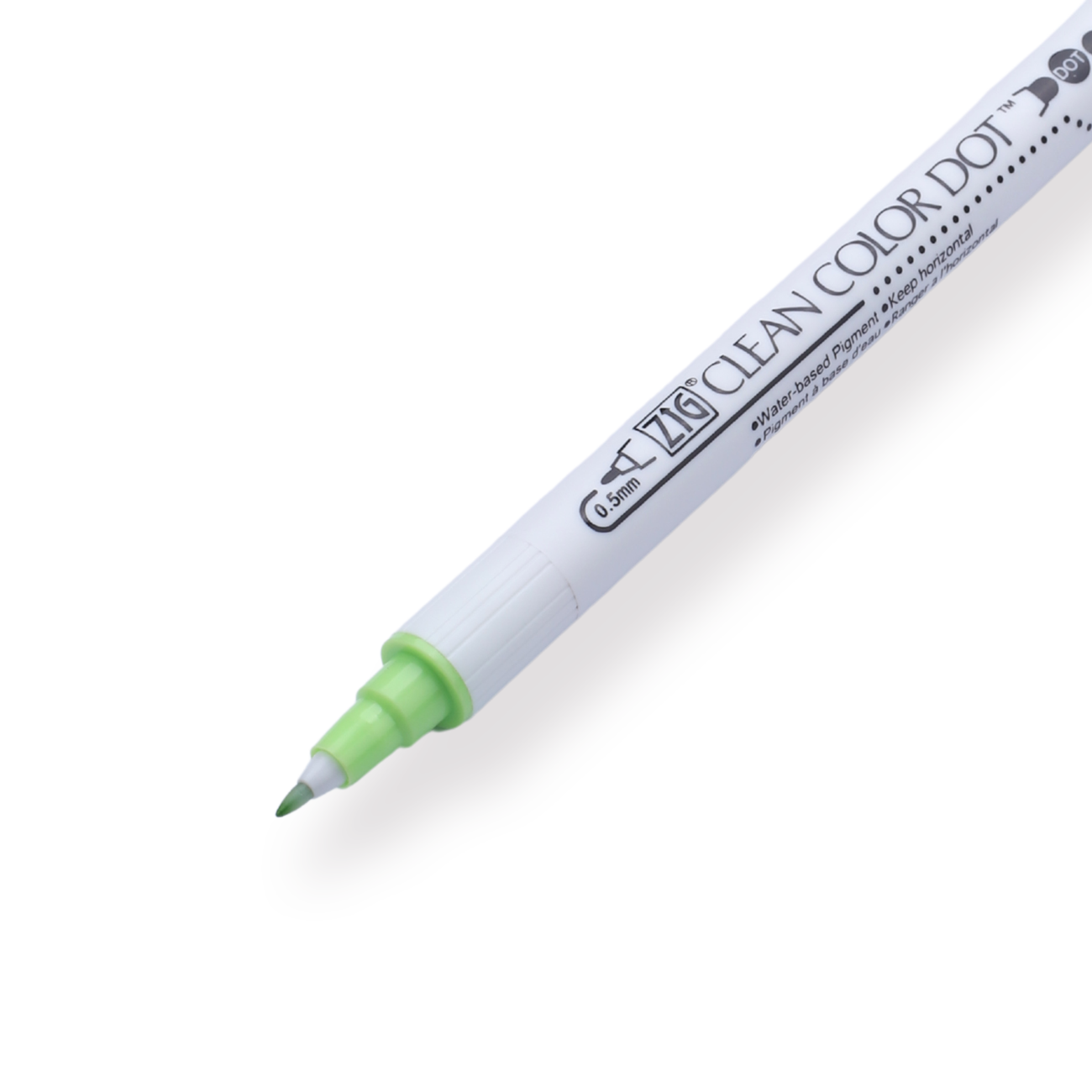Kuretake ZIG Clean Color Dot Double-Sided Marker - Kiwi 402 - Stationery Pal