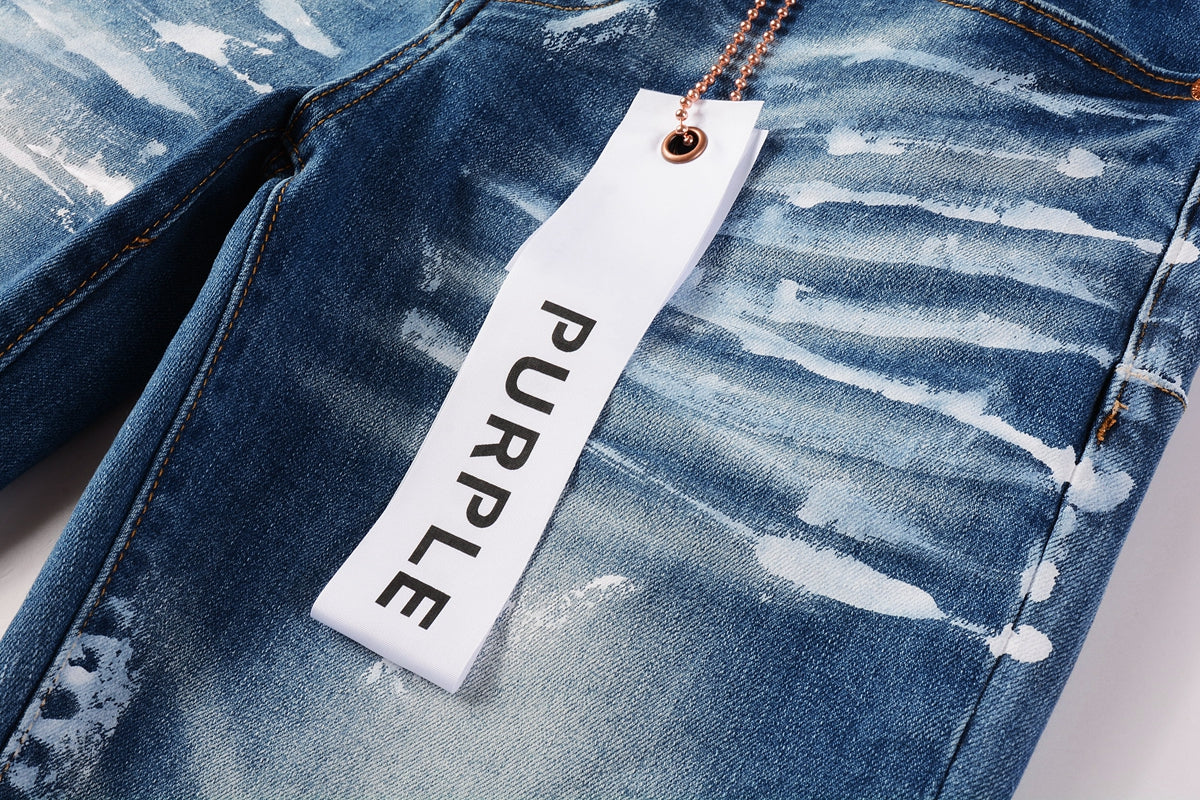 Men's Purple Jeans 9062