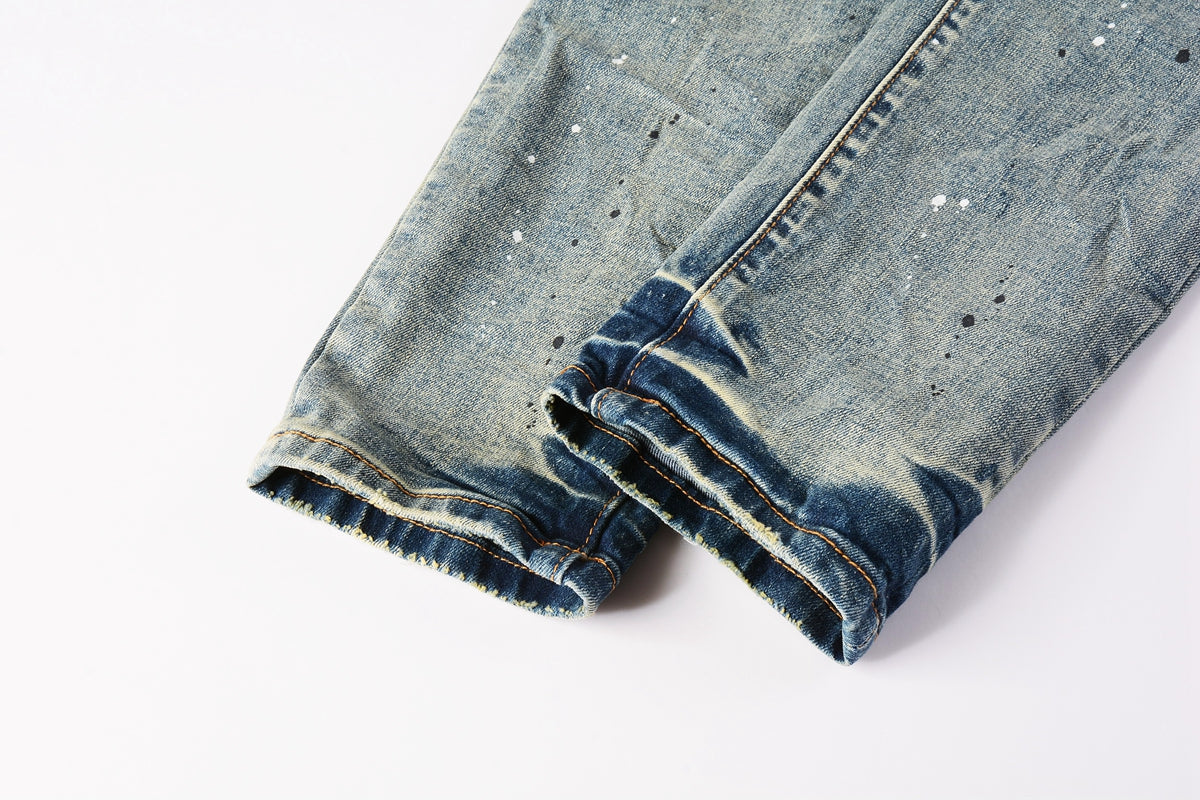 Men's Purple Jeans 9050-1