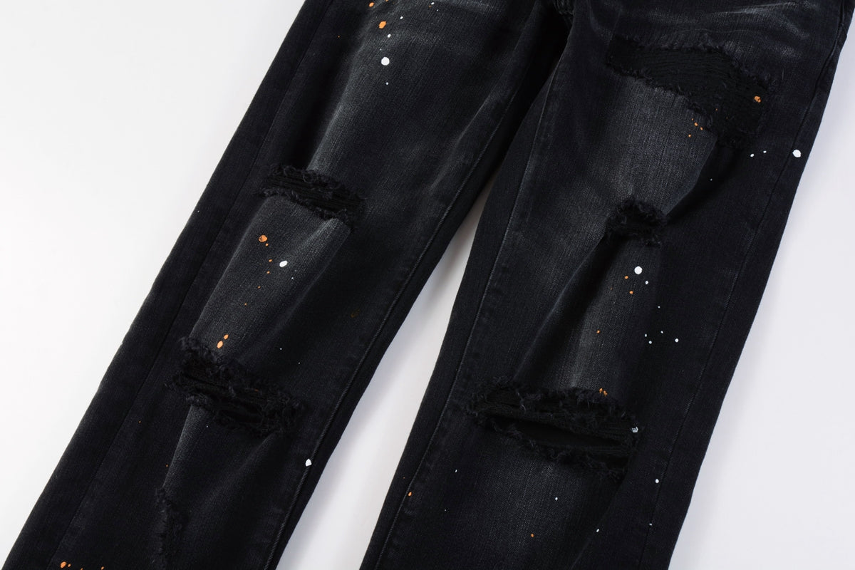 Men's Purple Jeans 9045