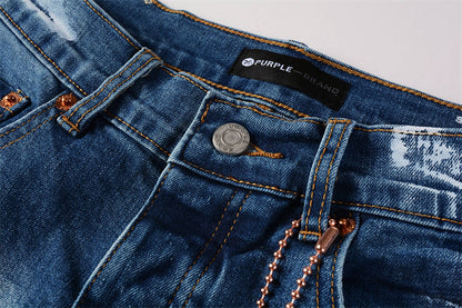 Men's Purple Jeans 9062
