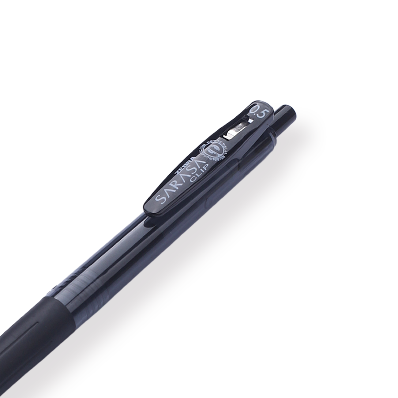 Zebra Sarasa Limited Edition Clip Gel Pen - 0.5 mm - Black - Black Body - Stationery Pal