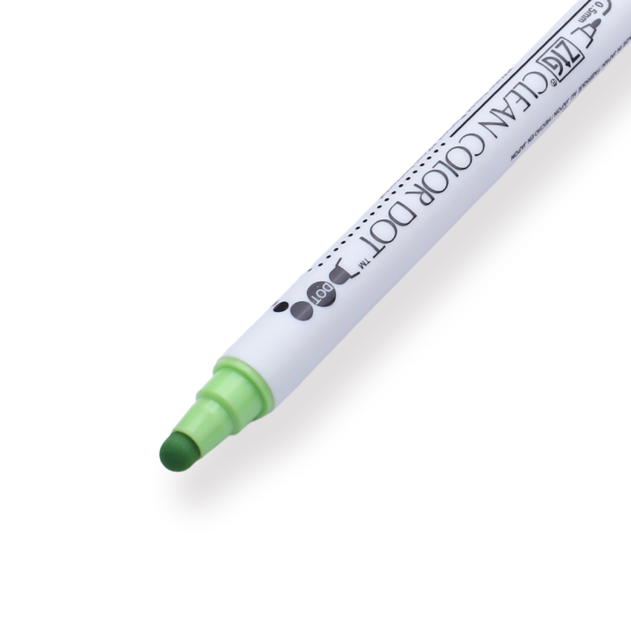 Kuretake ZIG Clean Color Dot Double-Sided Marker - Kiwi 402 - Stationery Pal