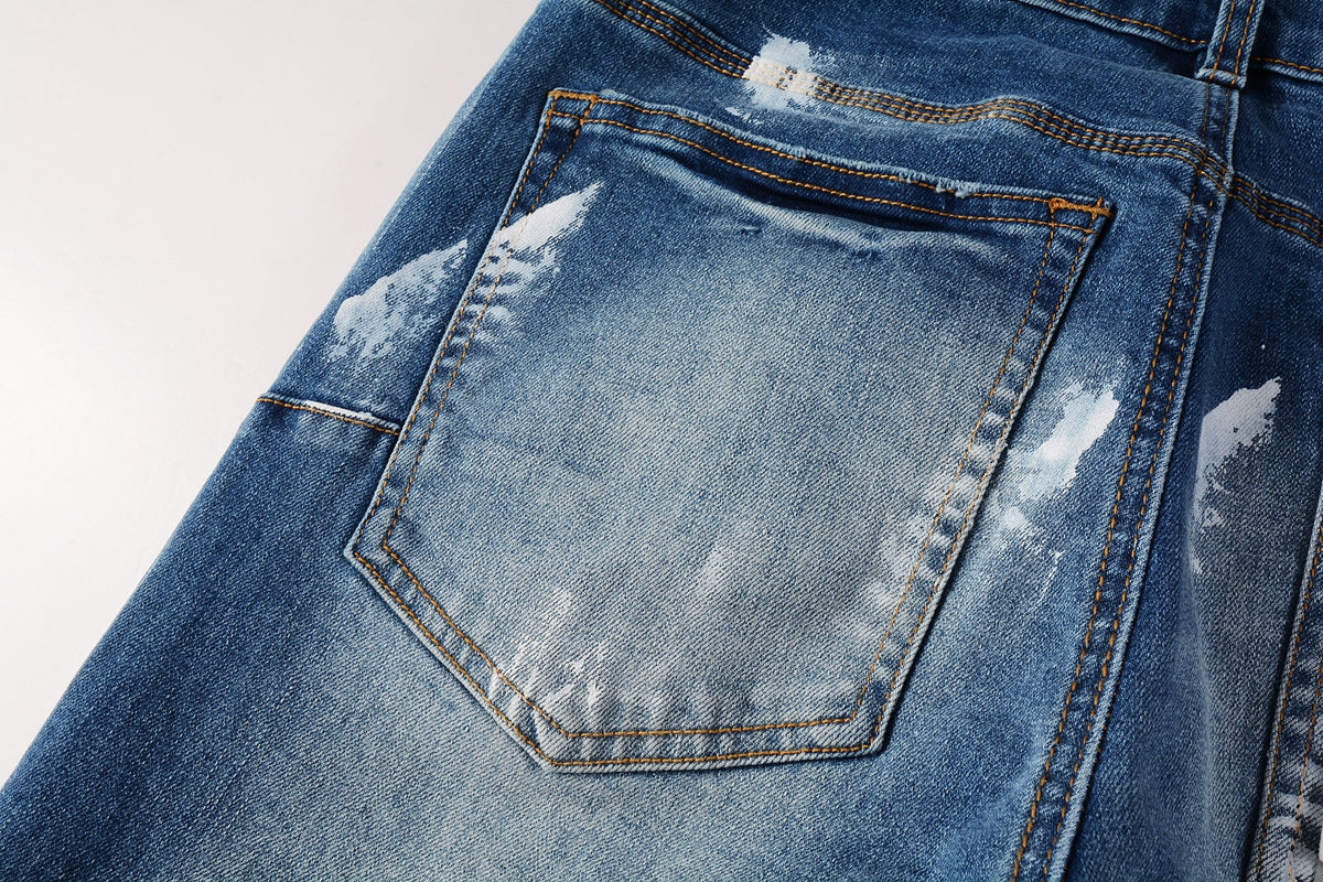 Men's Purple Jeans 9062