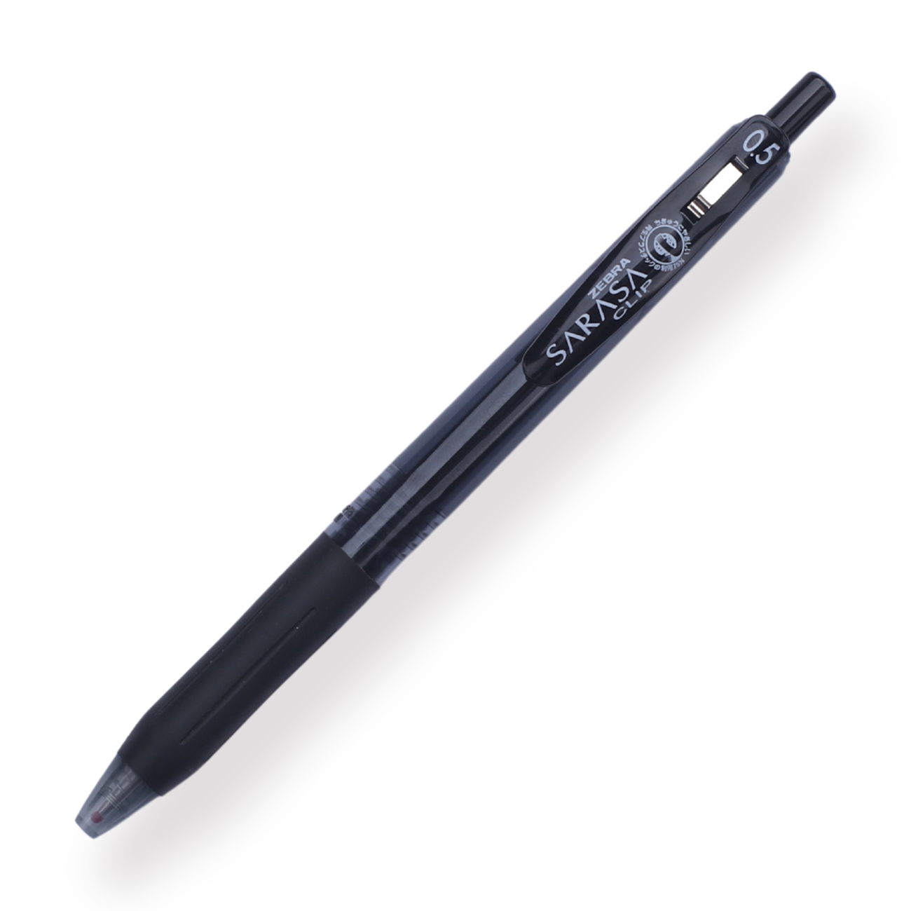 Zebra Sarasa Limited Edition Clip Gel Pen - 0.5 mm - Black - Black Body - Stationery Pal