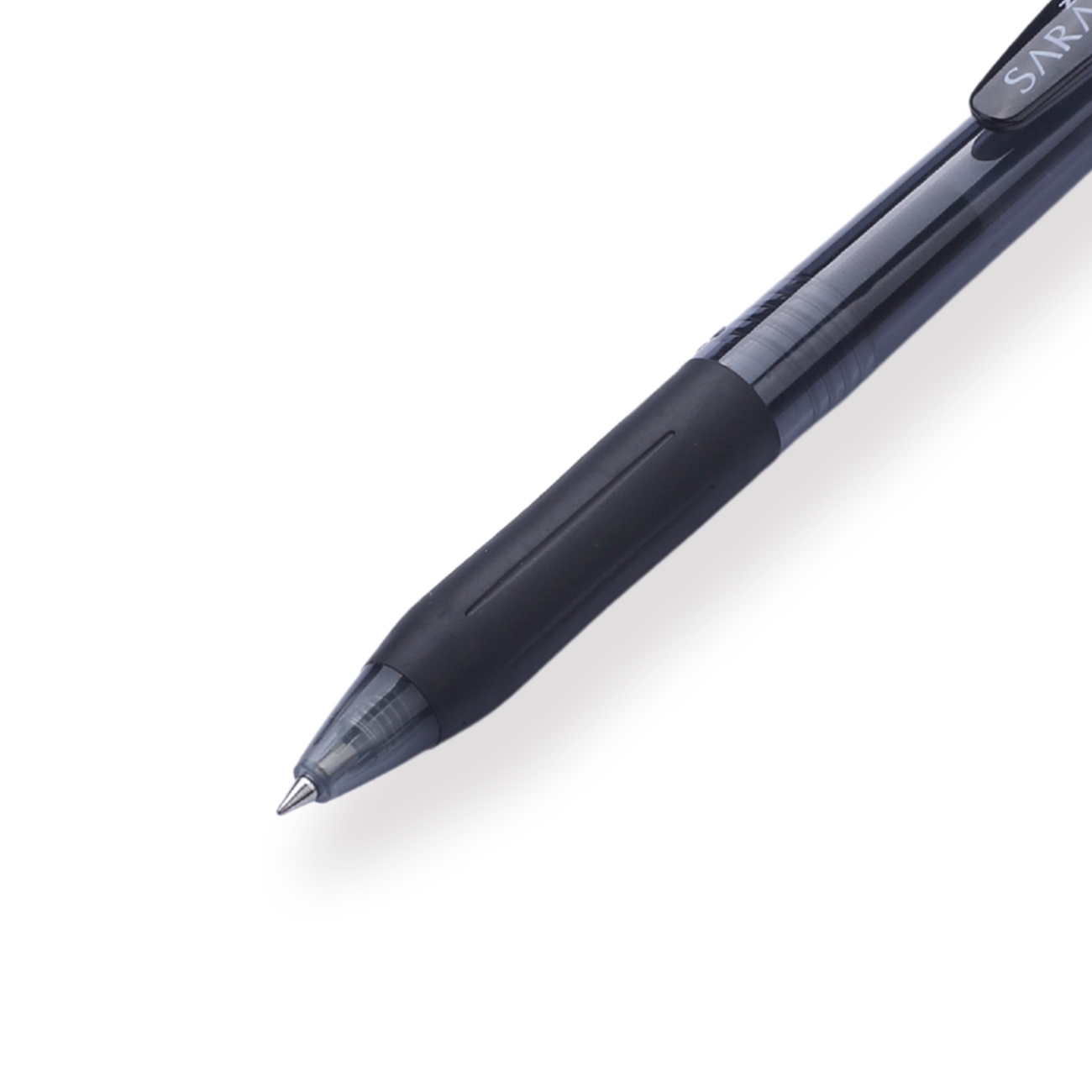 Zebra Sarasa Limited Edition Clip Gel Pen - 0.5 mm - Black - Black Body - Stationery Pal