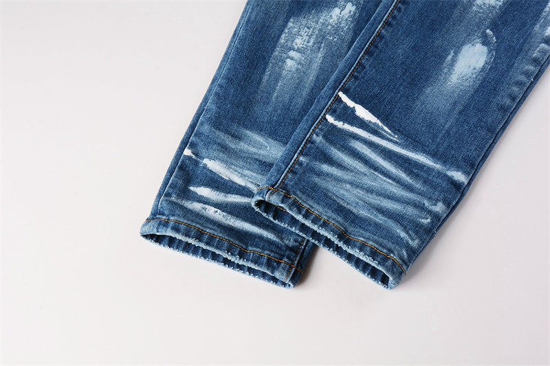 Men's Purple Jeans 9062