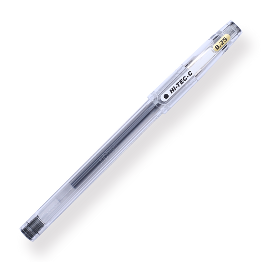 Pilot Hi-Tec-C Gel Pen - 0.25 mm - Black - Stationery Pal