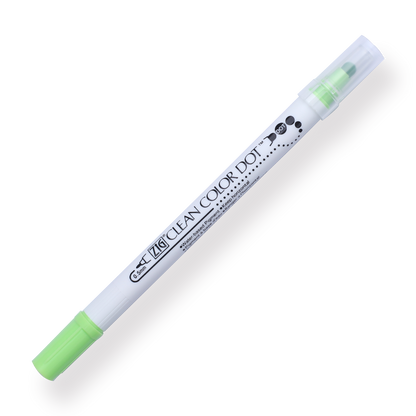 Kuretake ZIG Clean Color Dot Double-Sided Marker - Kiwi 402 - Stationery Pal