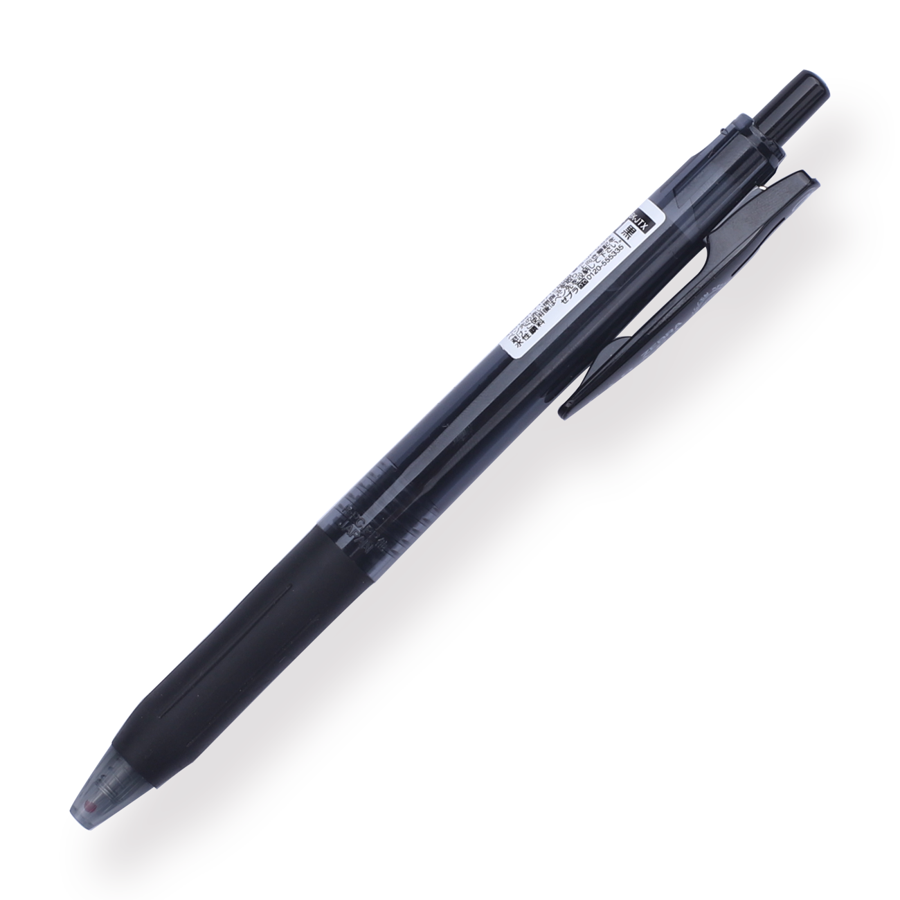 Zebra Sarasa Limited Edition Clip Gel Pen - 0.5 mm - Black - Black Body - Stationery Pal