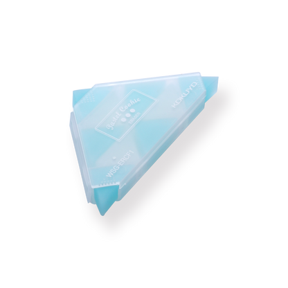 Kokuyo WSG-ERF2 Corner Triangle Eraser - Blue - Stationery Pal