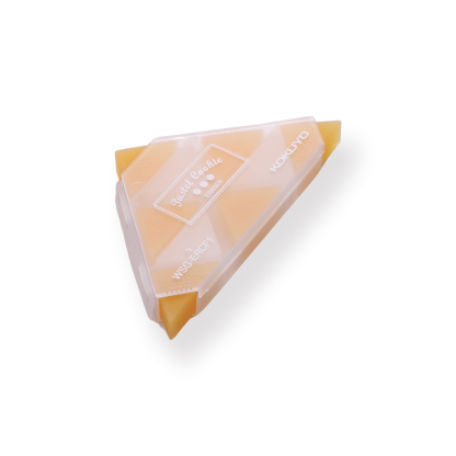 Kokuyo WSG-ERF2 Corner Triangle Eraser - Yellow - Stationery Pal