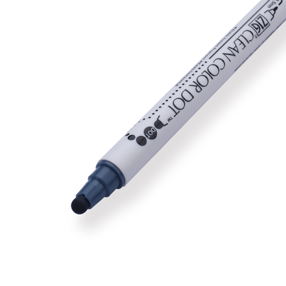 Kuretake ZIG Clean Color Dot Double-Sided Marker - Demin 034 - Stationery Pal