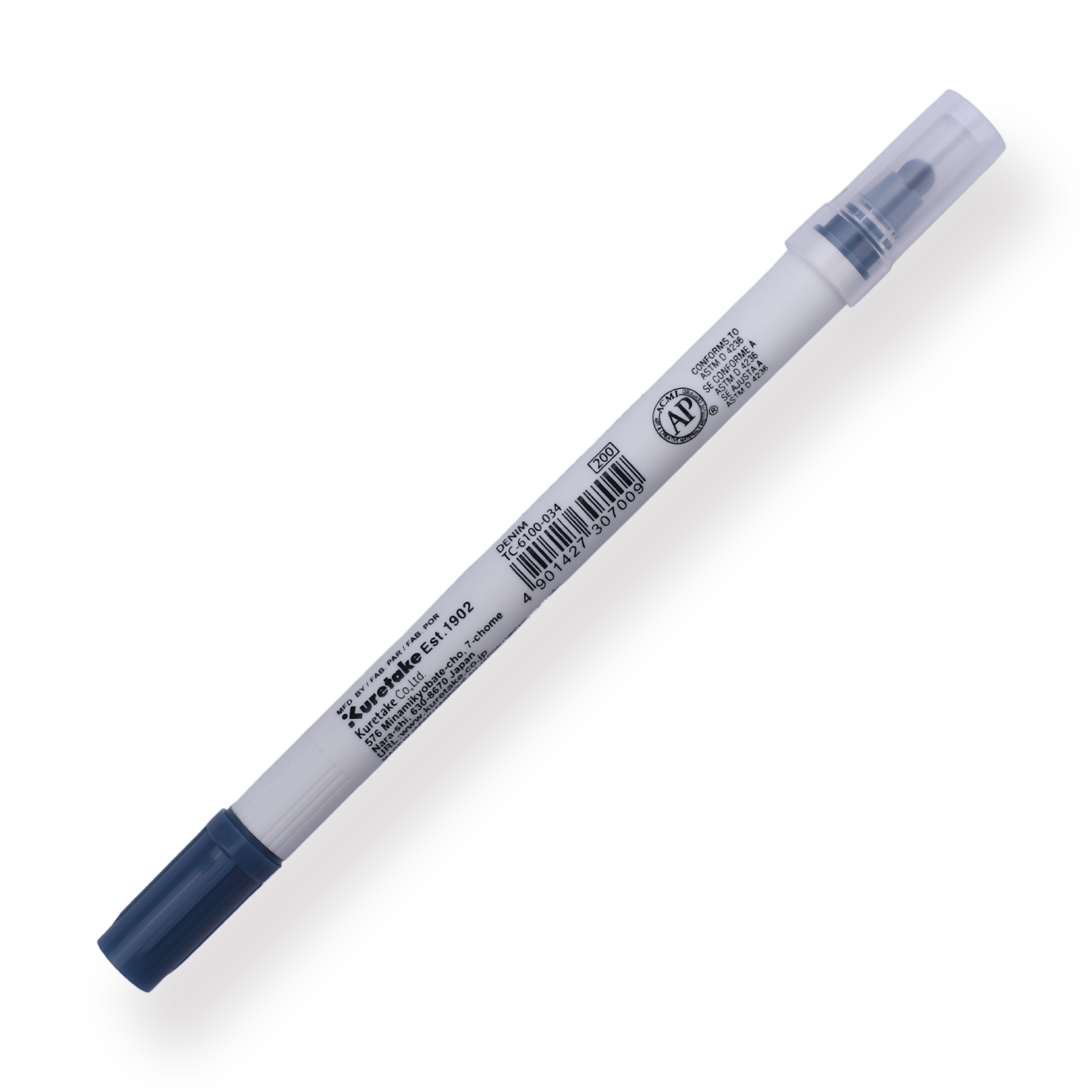Kuretake ZIG Clean Color Dot Double-Sided Marker - Demin 034 - Stationery Pal