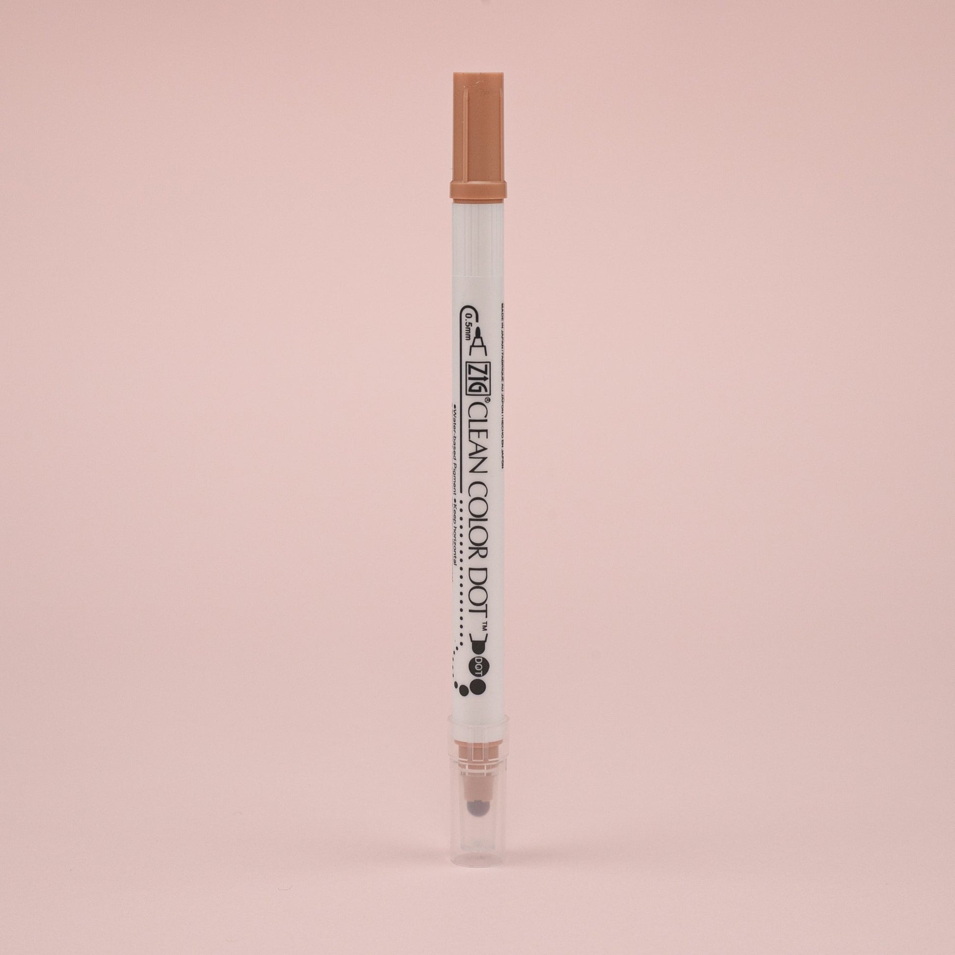 Kuretake ZIG Clean Color Dot Double-Sided Marker - Fawn 064 - Stationery Pal