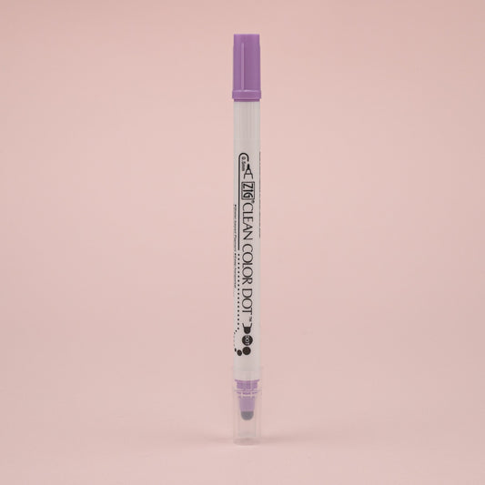 Kuretake ZIG Clean Color Dot Double-Sided Marker - Hyacinth 081 - Stationery Pal