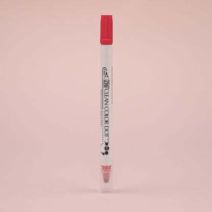 Kuretake ZIG Clean Color Dot Double-Sided Marker - Red 020 - Stationery Pal