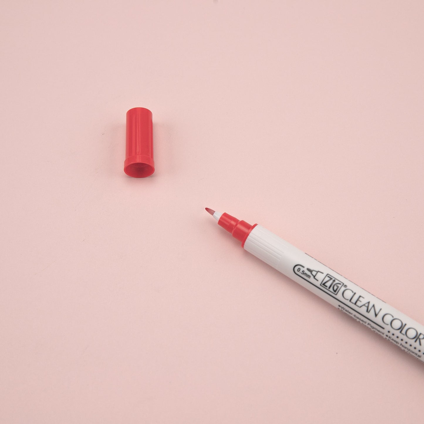 Kuretake ZIG Clean Color Dot Double-Sided Marker - Red 020 - Stationery Pal
