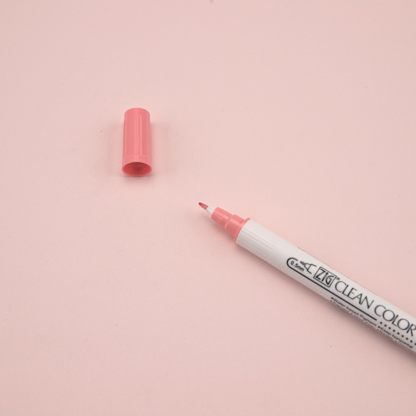 Kuretake ZIG Clean Color Dot Double-Sided Marker - Salmon 021 - Stationery Pal