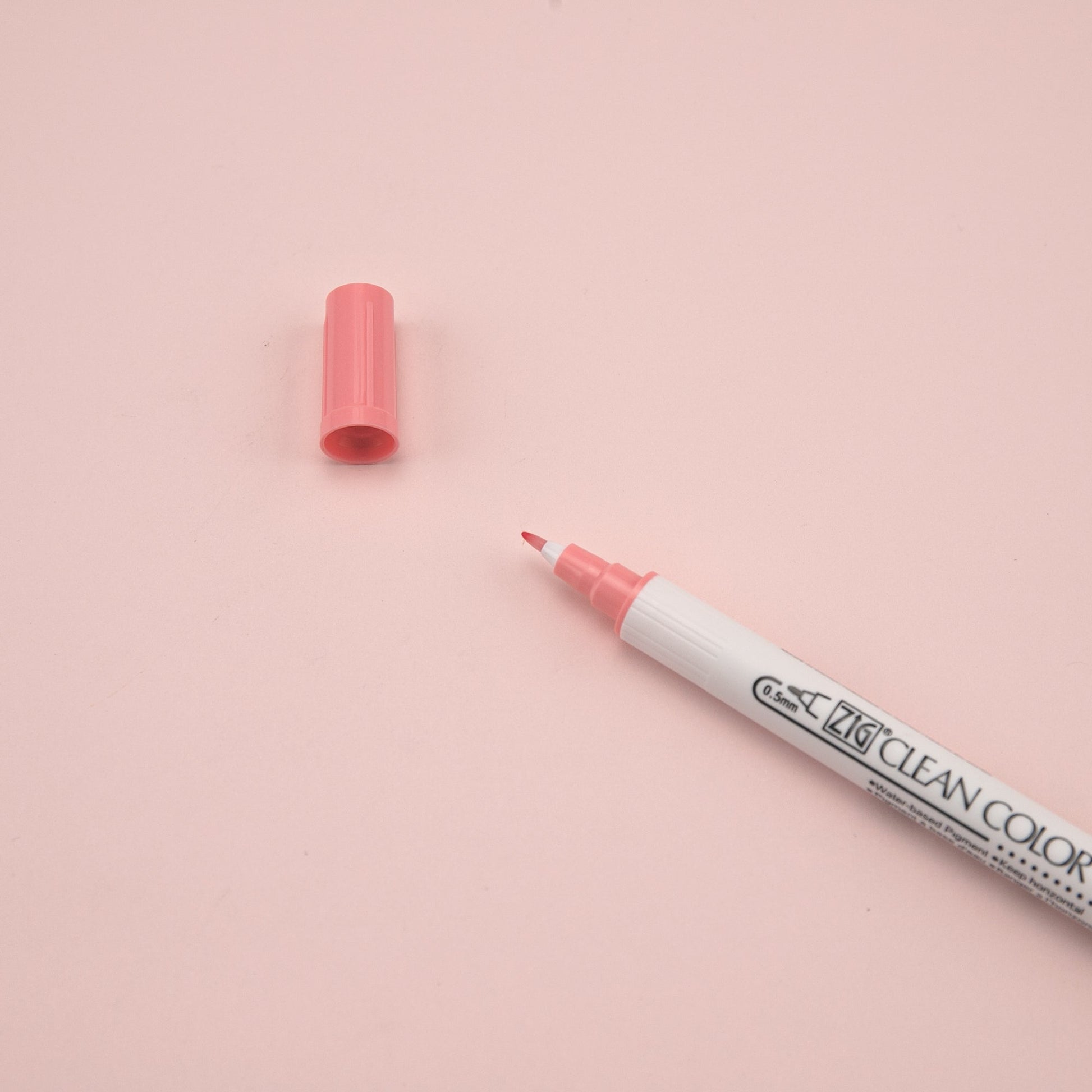 Kuretake ZIG Clean Color Dot Double-Sided Marker - Salmon 021 - Stationery Pal