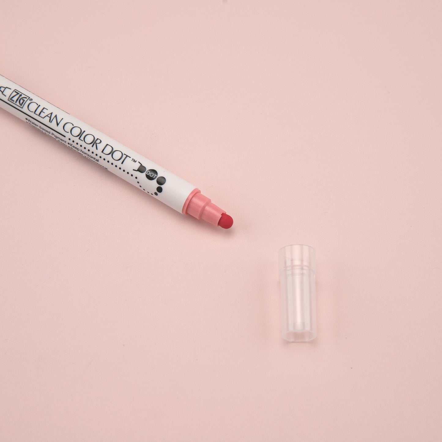 Kuretake ZIG Clean Color Dot Double-Sided Marker - Salmon 021 - Stationery Pal