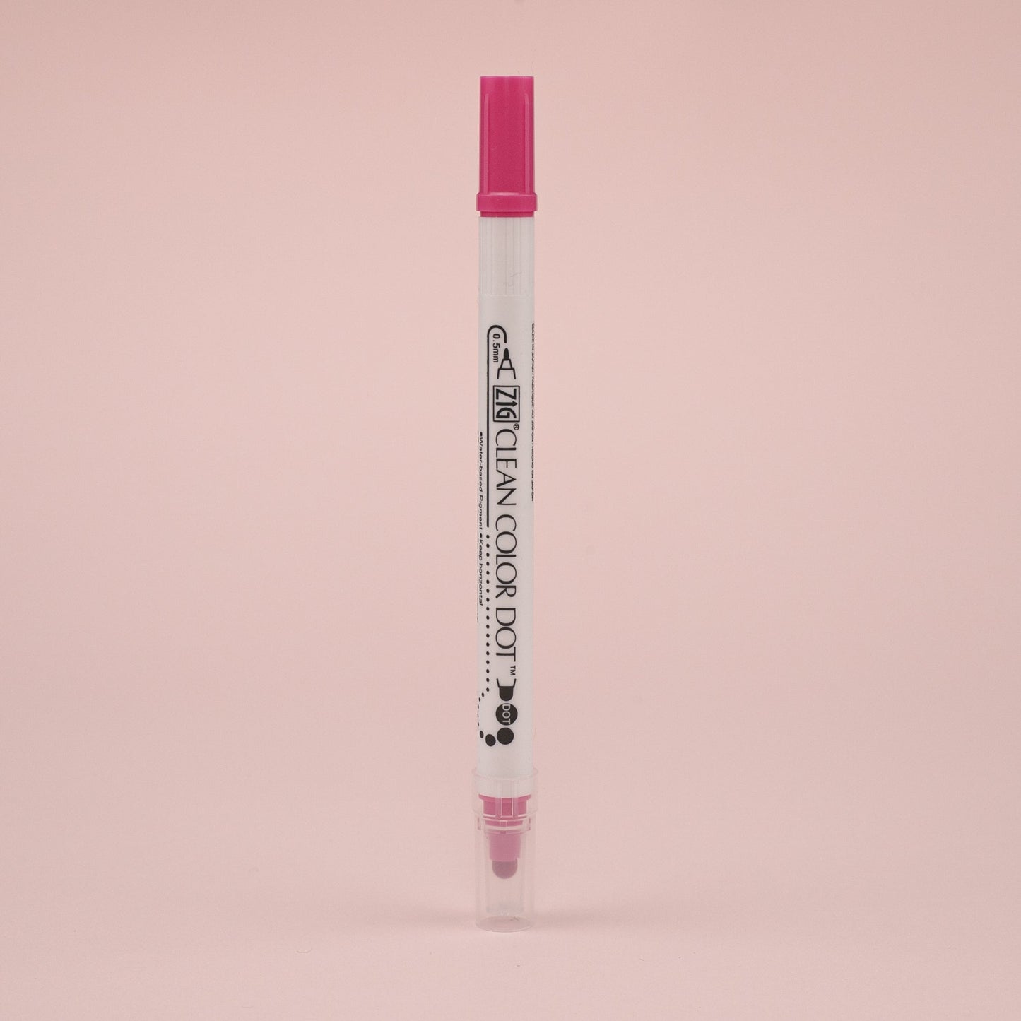 Kuretake Zig Clean Colour Dot Basic Double-Sided Marker - 6 Color Set - Stationery Pal