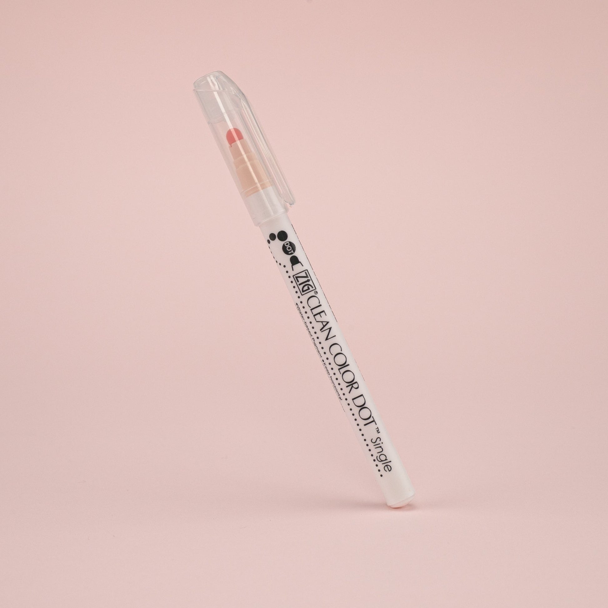 Kuretake Zig Clean Colour Dot Single Marker -  6 Colors Set - Stationery Pal