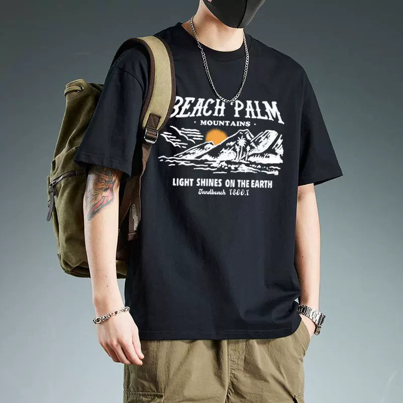 American street fashion T-shirt