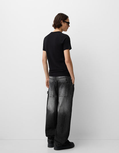 American street fashion jeans