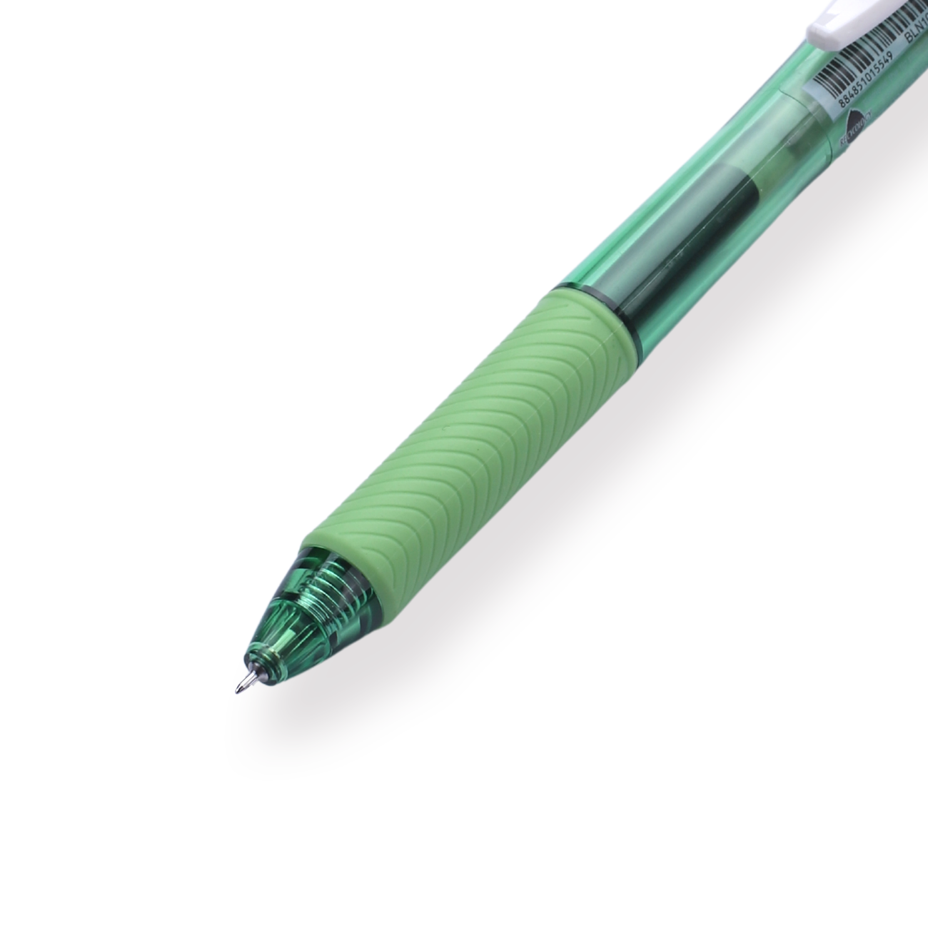Pentel EnerGel-X Gel Pen - Needle-Point - 0.5 mm - Black (Green Body) - Stationery Pal