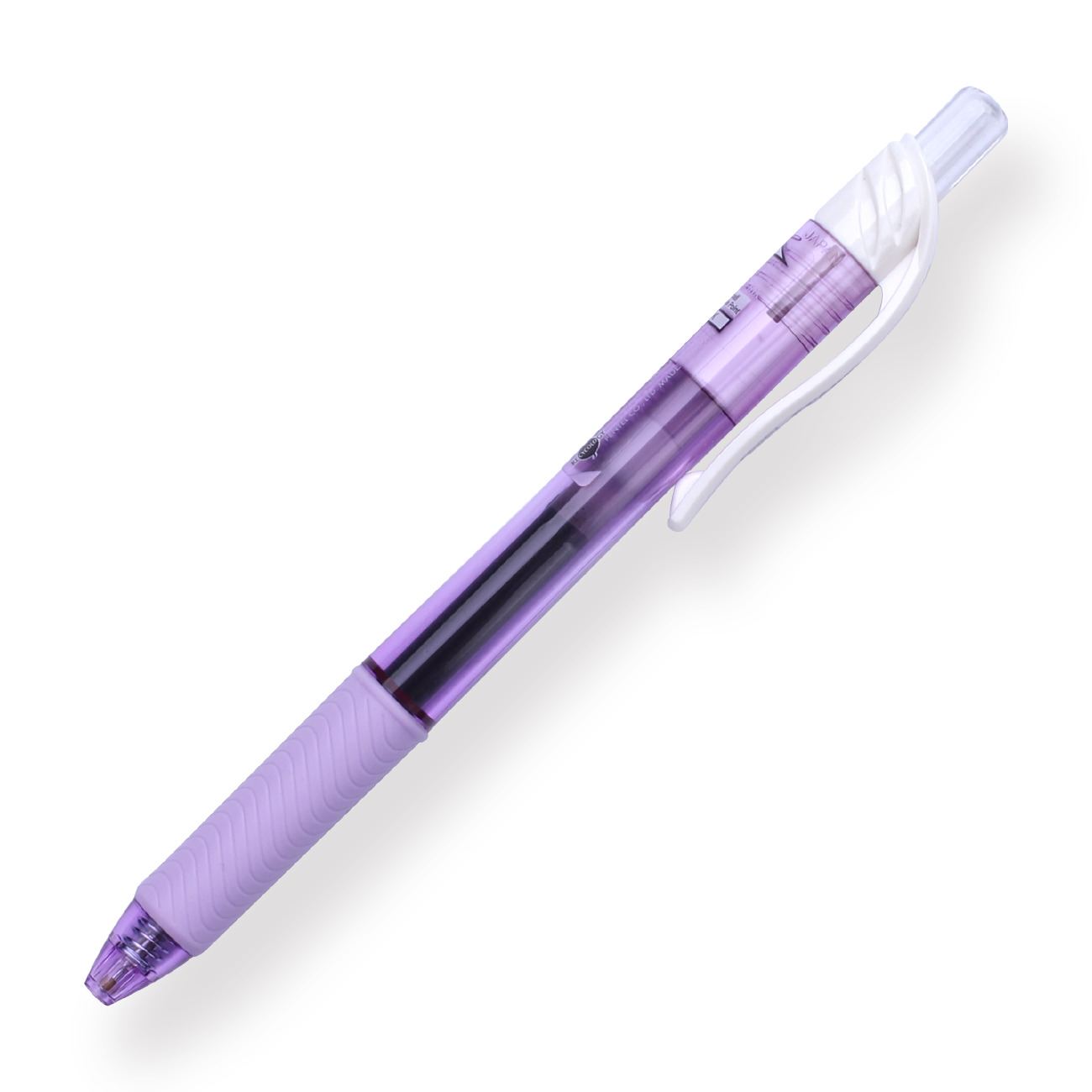 Pentel EnerGel-X Gel Pen - Needle-Point - 0.5 mm - Black (Purple Body) - Stationery Pal