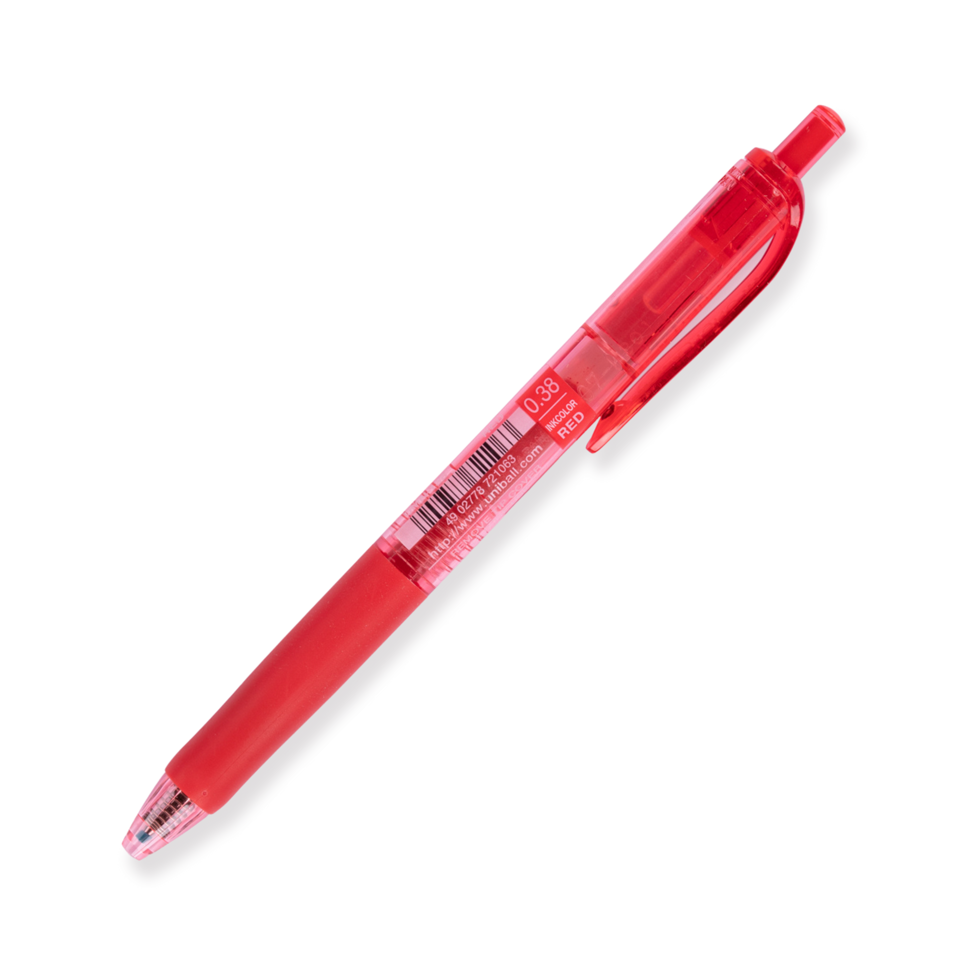 Uni-ball Signo RT UMN-138 Gel Pen - 0.38 mm - Red - Stationery Pal