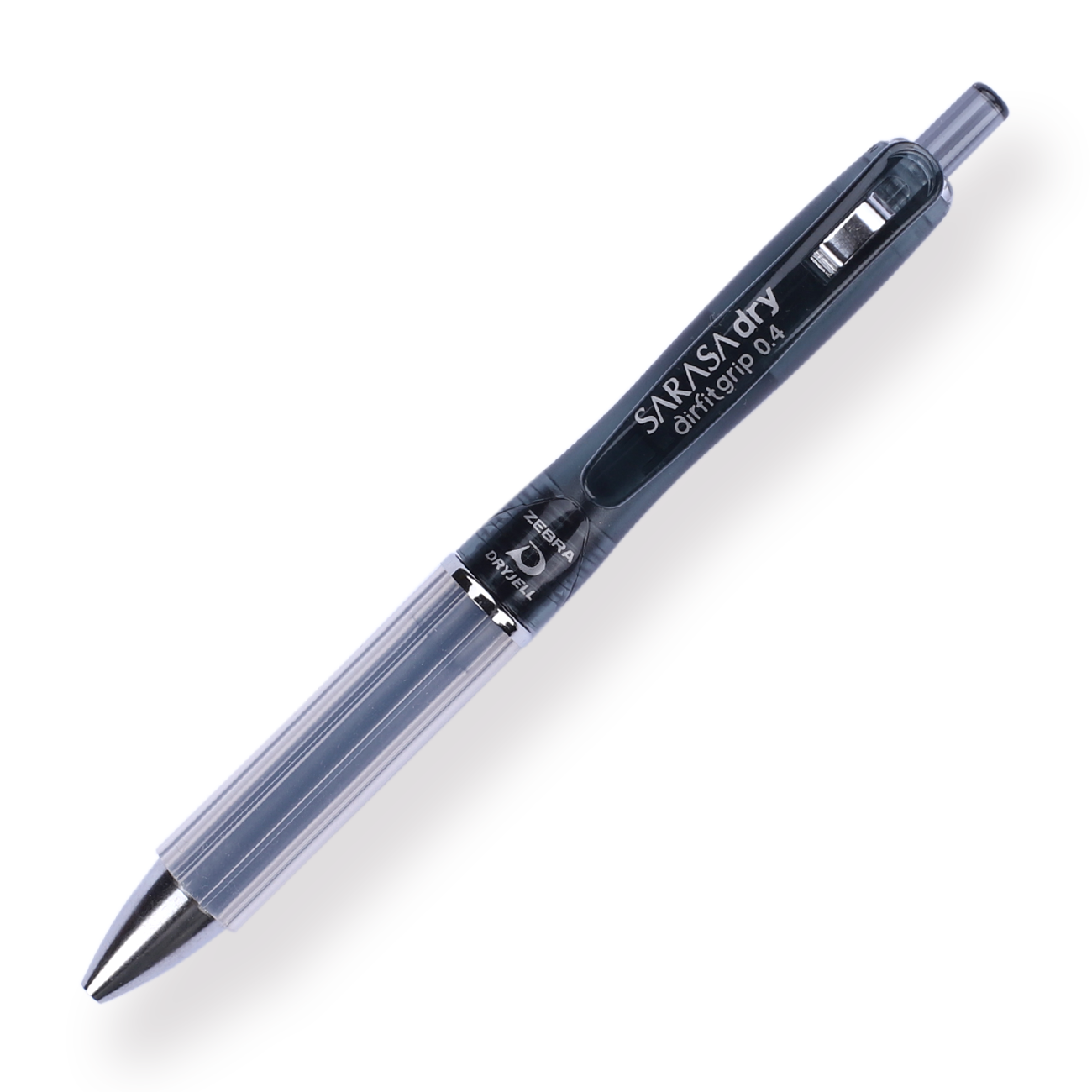 Zebra Sarasa Dry Airfit Ballpoint Pen - 0.4 mm - Black - Black Body - Stationery Pal