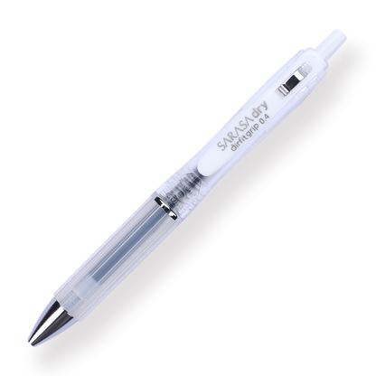 Zebra Sarasa Dry Airfit Ballpoint Pen - 0.4 mm - Black - Clear Body - Stationery Pal