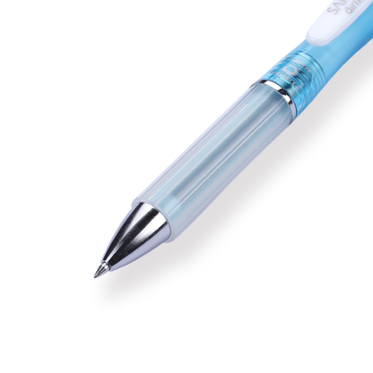 Zebra Sarasa Dry Airfit Ballpoint Pen - 0.4 mm - Black - Turquoise Body - Stationery Pal