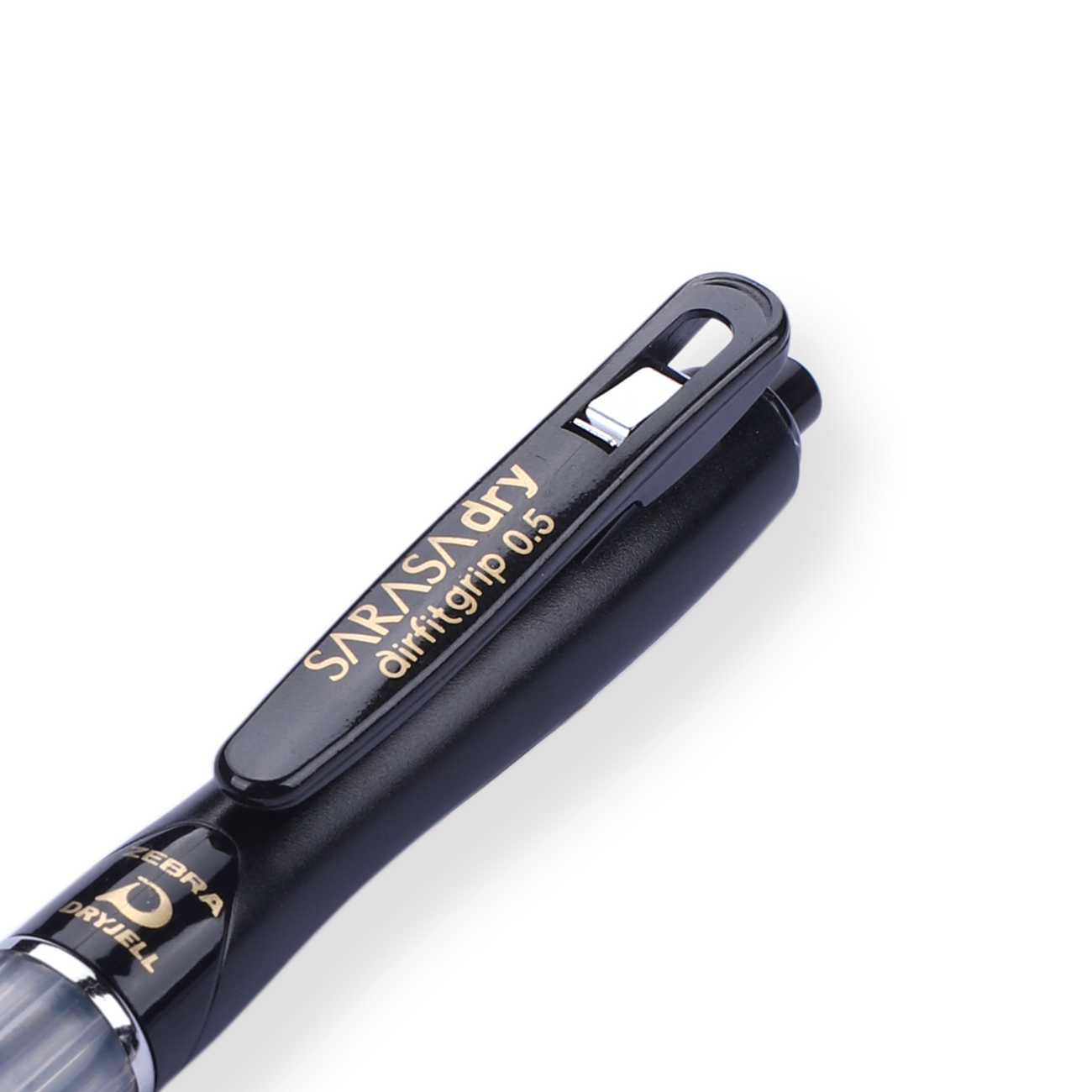 Zebra Sarasa Dry Airfit Ballpoint Pen - 0.5 mm - Black - Black Body - Stationery Pal