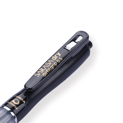 Zebra Sarasa Dry Airfit Ballpoint Pen - 0.5 mm - Black - Black Body - Stationery Pal