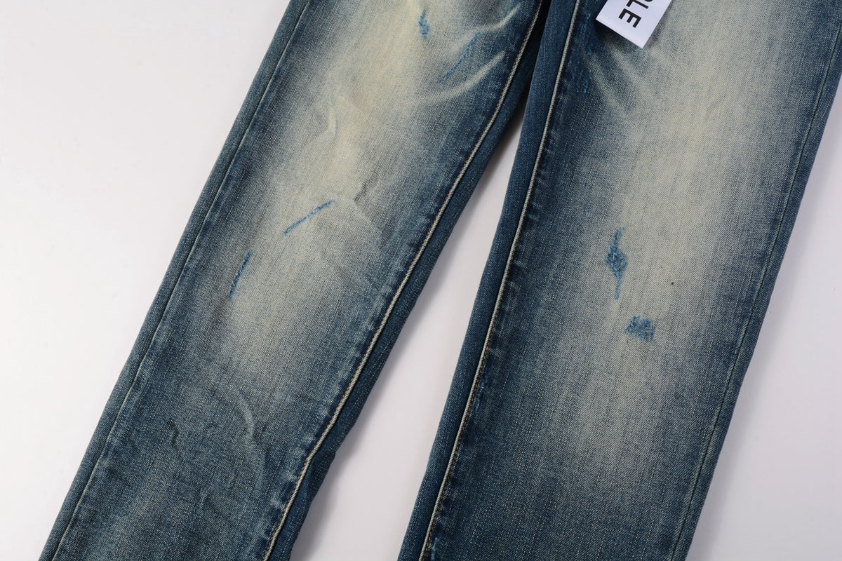 Men's Purple Jeans 9055
