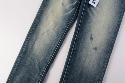 Men's Purple Jeans 9055