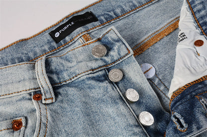 Men's Purple Jeans 9010