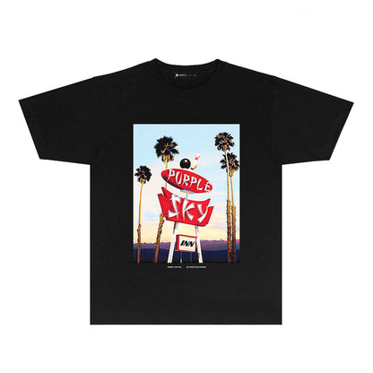 New Purple Short-Sleeve T-Shirt